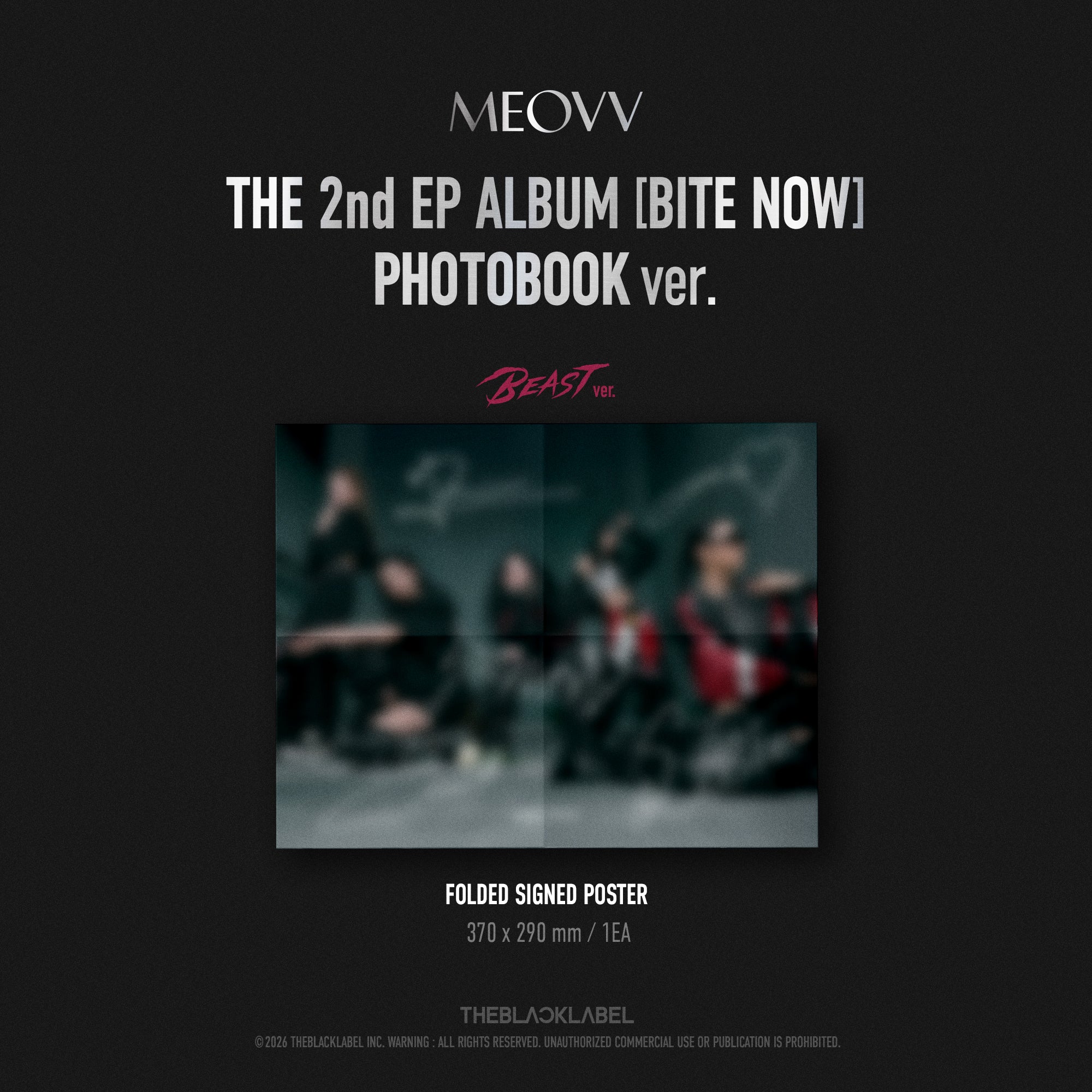 MEOVV THE 2nd EP ALBUM [BITE NOW] (BEAST ver.) (Signed) - MEOVV