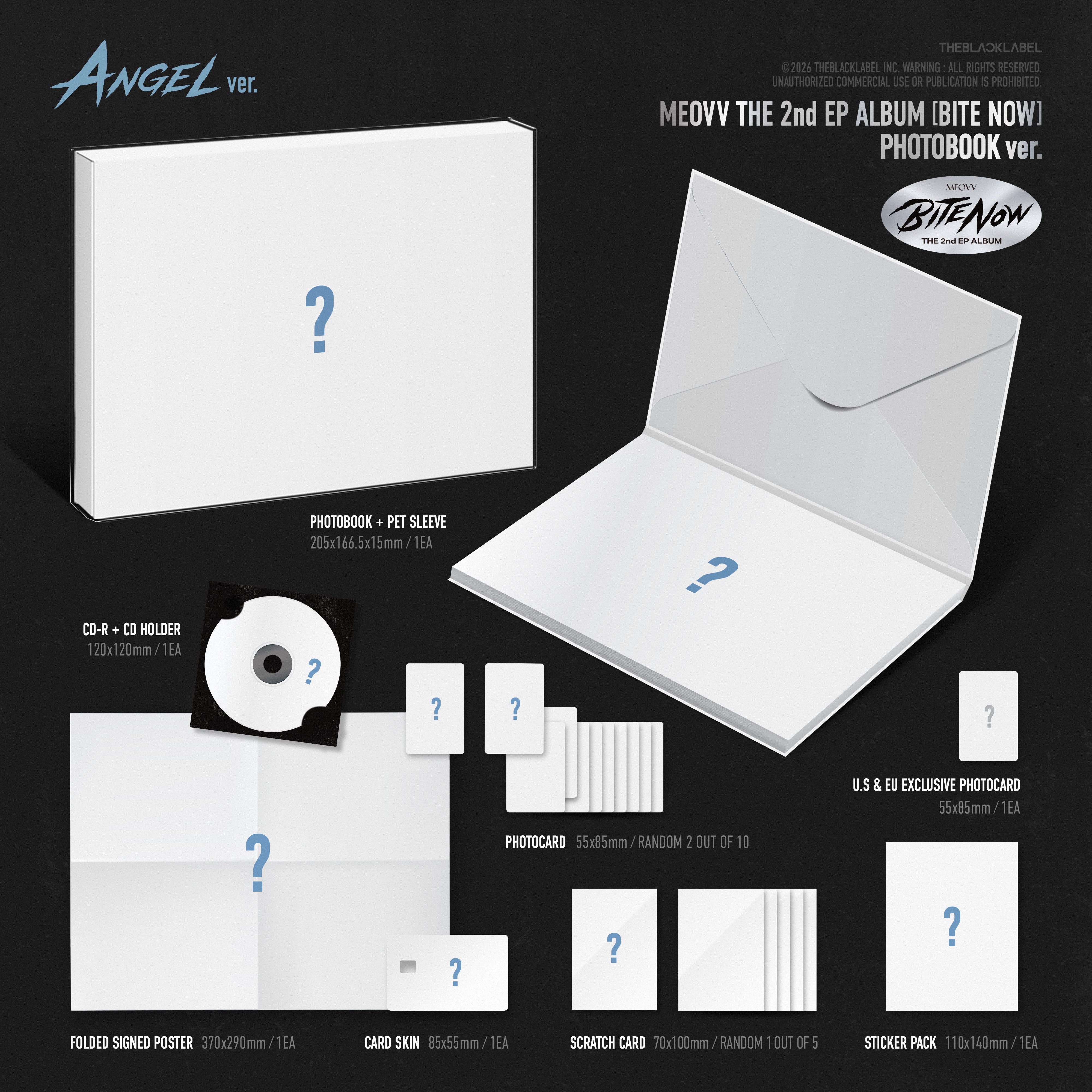 MEOVV THE 2nd EP ALBUM [BITE NOW] (ANGEL ver.) (Signed) - MEOVV