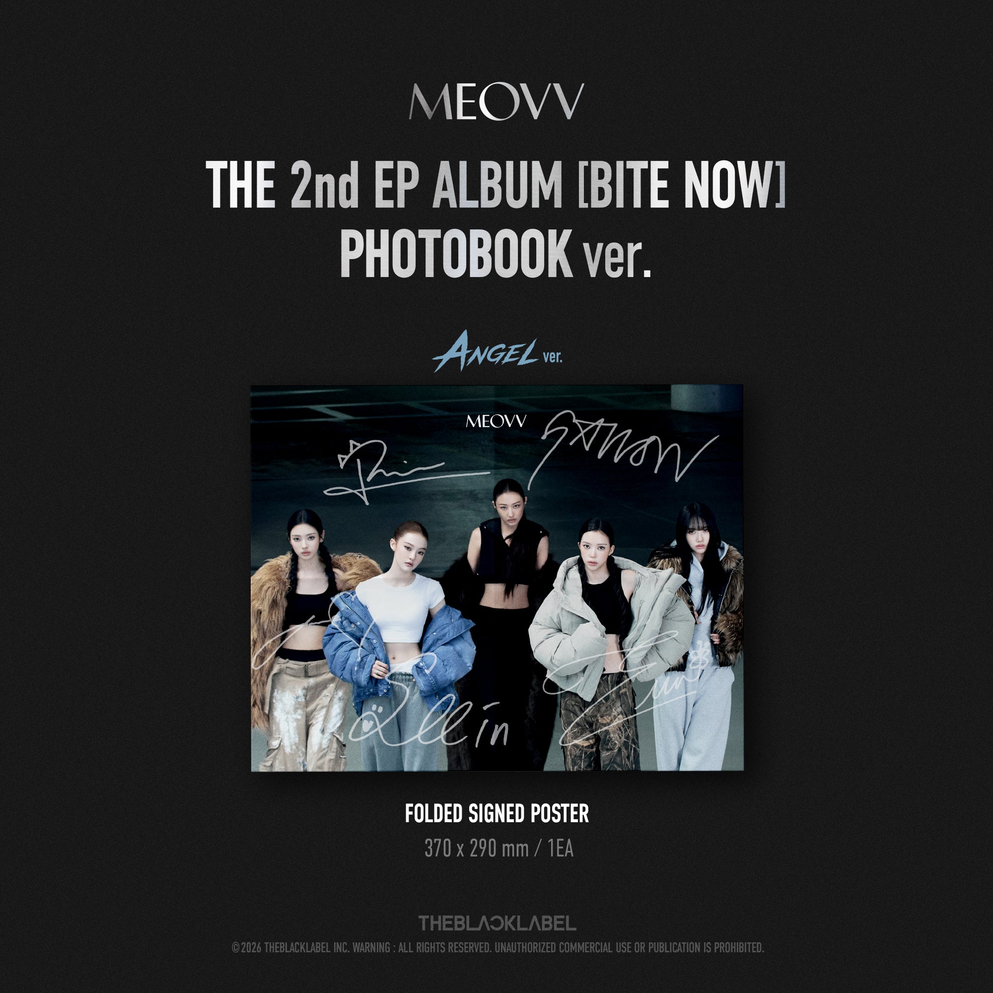 MEOVV THE 2nd EP ALBUM [BITE NOW] (ANGEL ver.) (Signed)