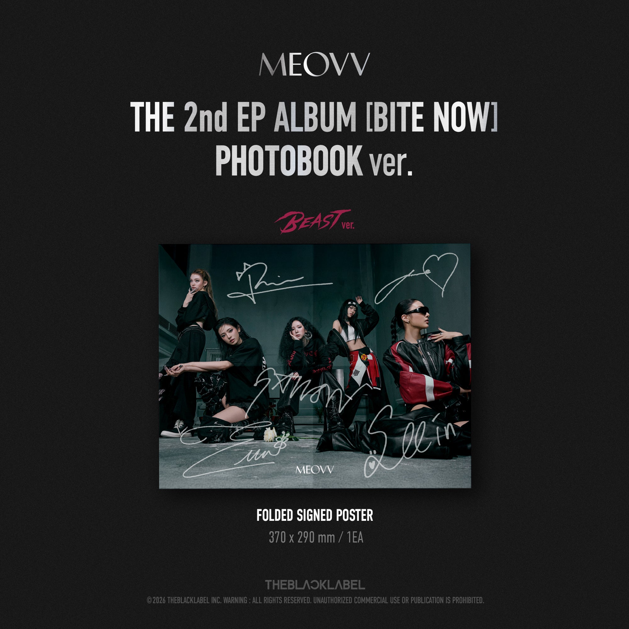 MEOVV THE 2nd EP ALBUM [BITE NOW] (BEAST ver.) (Signed)